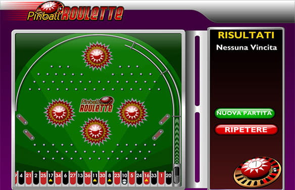 Roulette arcade: ecco la Pinball