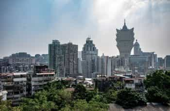 Macao skyline in the sunshine.