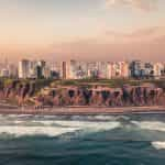 The Miraflores Coast in Peru.